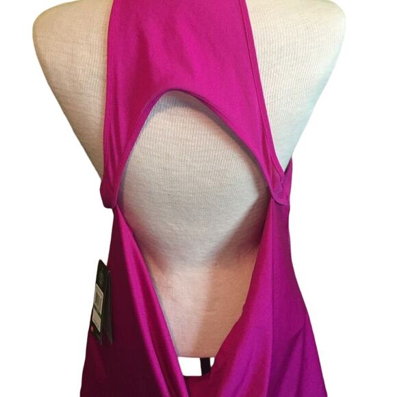 Under Armour Open Back Pink Tank Top New L - Picture 2 of 5